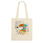 Coco, Mango, Cherry Canvas Tote