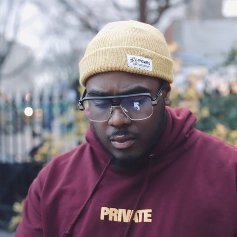 Fisherman Beanie (Mustard)
