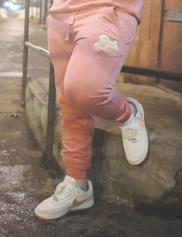 PVT. Patch Jogger Sweatpants (Rust Pink)
